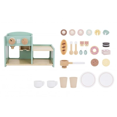 Cafenea - Set de jucarii din lemn inclusiv accesorii